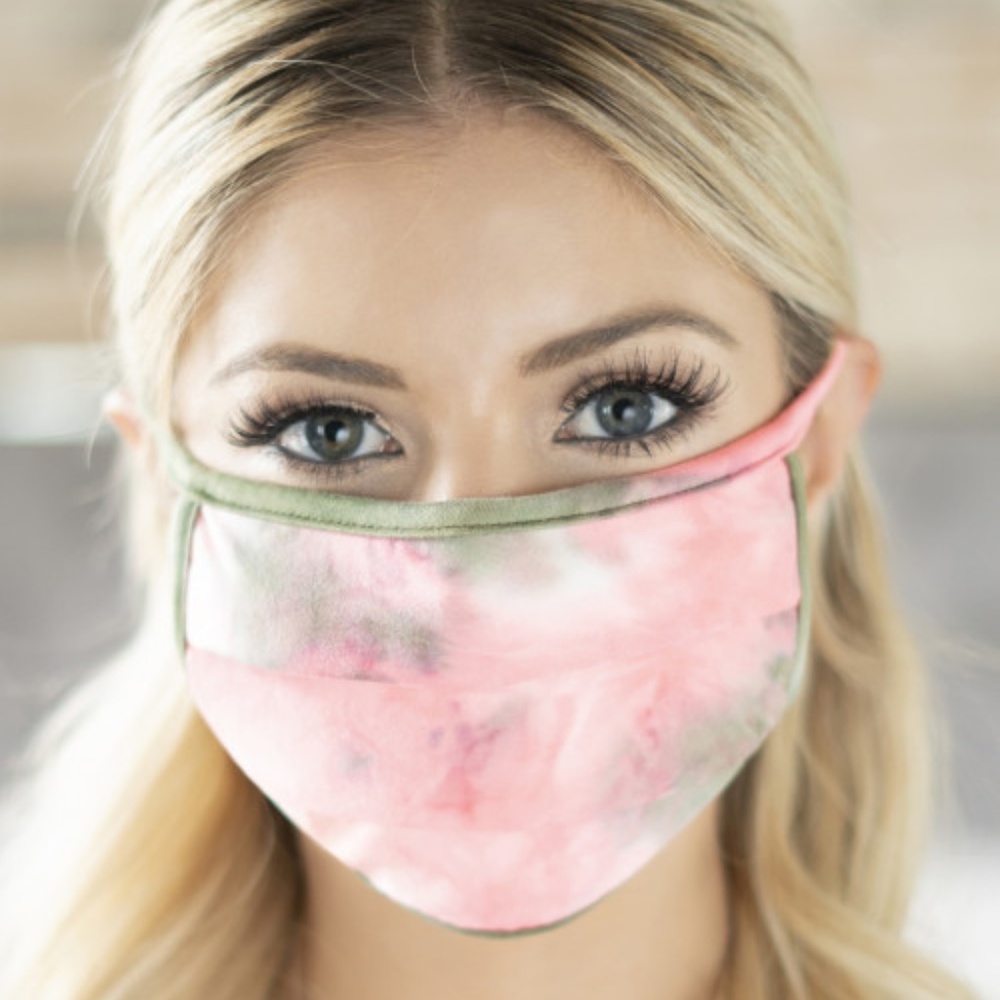 2 for 20! Tie Dye print face mask